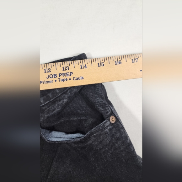 VINTAGE GAP DENIM CLASSIC FIT WOMEN'S JEANS, SIZE 12 ANKLE, BLACK - Picture 9 of 14
